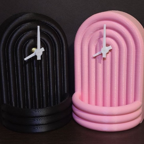 ساعت رومیزی – طراحی مدرن با چاپ سه‌بعدی (کد 1002)